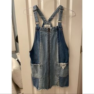 Forever 21 Zip-Up Denim Dress